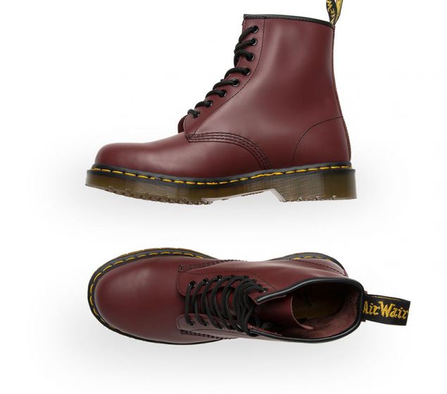 DR MARTENS | 1460Z DMC 8-EYE BOOT | CHERRY SMOOTH - Marks App Development Store
