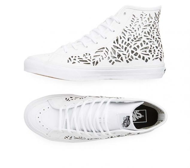 VANS | SK8-HI DECON (CUTOUT)| LEAVES/WHITE - Marks App Development Store